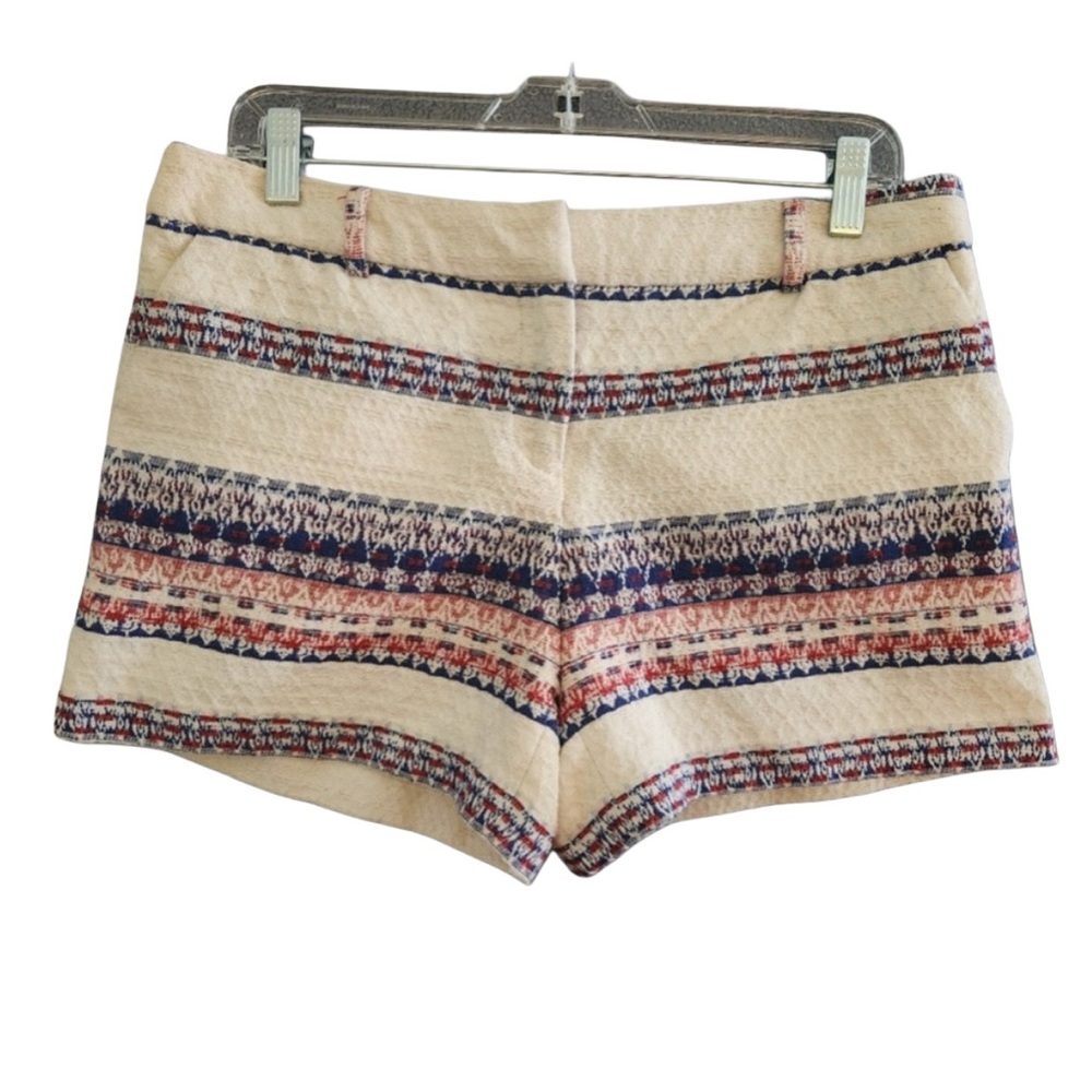 Katherine Barclay High Waist Striped Shorts Size 8